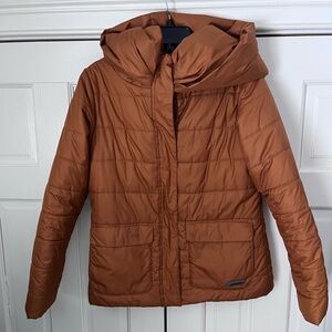 Merrell Burnt Orange Puffer Coat